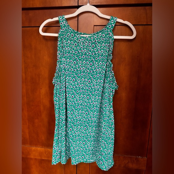 Fortune + Ivy Stitchfix Dayce Halter Knit Tank Green Floral XXL - Picture 1 of 6
